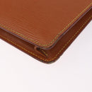 LOUIS VUITTON Epi Porte Documents Senatur Zipangu Gold M54456 LV Auth ka4998-16