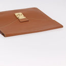 LOUIS VUITTON Epi Porte Documents Senatur Zipangu Gold M54456 LV Auth ka4998-7