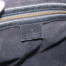 GUCCI GG Canvas Shoulder Bag Black Gold 120893 Auth ka4999-15