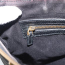 GUCCI GG Canvas Shoulder Bag Black Gold 120893 Auth ka4999-19