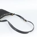GUCCI GG Canvas Shoulder Bag Black Gold 120893 Auth ka4999-7
