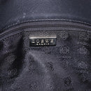 LOEWE Anagram Hand Bag Suede Black Silver Auth ka5004-16