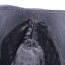 LOEWE Anagram Hand Bag Suede Black Silver Auth ka5004-19