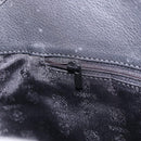 LOEWE Anagram Hand Bag Suede Black Silver Auth ka5004-20