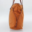 PRADA Tote Bag Nylon Orange Gold Auth ka5005-5