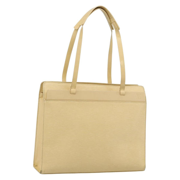 LOUIS VUITTON Epi Croisette GM Tote Bag Vanilla M5250A LV Auth ka5006
