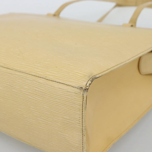 LOUIS VUITTON Epi Croisette GM Tote Bag Vanilla M5250A LV Auth ka5006