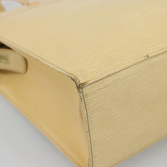 LOUIS VUITTON Epi Croisette GM Tote Bag Vanilla M5250A LV Auth ka5006