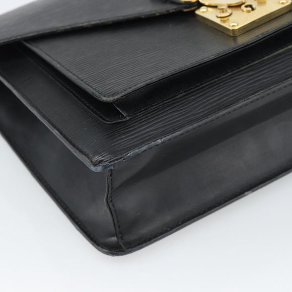 LOUIS VUITTON Epi Monceau 28 Hand Bag Black M52122 LV Auth ka5007