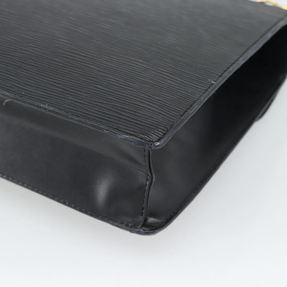 LOUIS VUITTON Epi Monceau 28 Hand Bag Black M52122 LV Auth ka5007