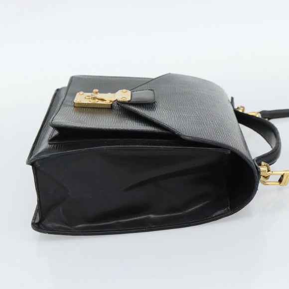 LOUIS VUITTON Epi Monceau 28 Hand Bag Black M52122 LV Auth ka5007