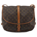 LOUIS VUITTON Monogram Saumur 35 Shoulder Bag M42254 LV Auth ka5008-2