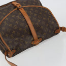 LOUIS VUITTON Monogram Saumur 35 Shoulder Bag M42254 LV Auth ka5008-6