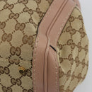 GUCCI GG Canvas Hand Bag Beige Gold 247183 Auth ka5009A-12