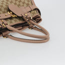 GUCCI GG Canvas Hand Bag Beige Gold 247183 Auth ka5009A-7
