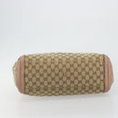 GUCCI GG Canvas Hand Bag Beige Gold 247183 Auth ka5009A-9