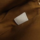 CELINE Triomphe Shoulder Bag Leather Black Gold Auth ka5013A-12