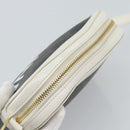 CELINE Triomphe Shoulder Bag Leather Black Gold Auth ka5013A-6