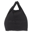 Salvatore Ferragamo Hand Bag Nylon Black Auth ka5019A-2