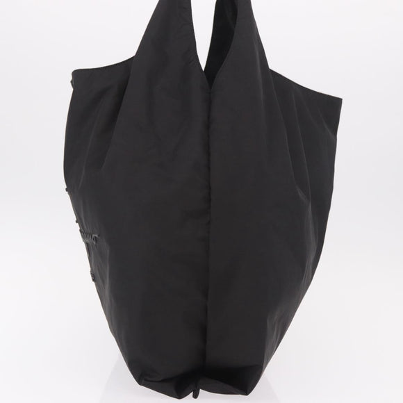 Salvatore Ferragamo Hand Bag Nylon Black Auth ka5019A