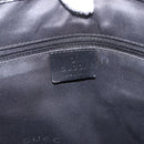 GUCCI GG Canvas Jackie Tote Bag Dark Brown Silver 002 1064 Auth ka5021A-18