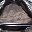 Salvatore Ferragamo Hand Bag Leather Silver Auth ka5023-10
