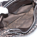 Salvatore Ferragamo Hand Bag Leather Silver Auth ka5023-23
