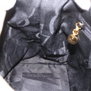 Salvatore Ferragamo Chain Hand Bag Canvas 2way Yellow Gold Auth ka5026-21
