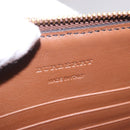 BURBERRY Nova Check Shoulder Bag Canvas Beige Gold Auth ka5033A-19