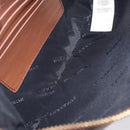 BURBERRY Nova Check Shoulder Bag Canvas Beige Gold Auth ka5033A-11