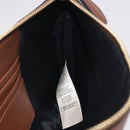 BURBERRY Nova Check Shoulder Bag Canvas Beige Gold Auth ka5033A-20
