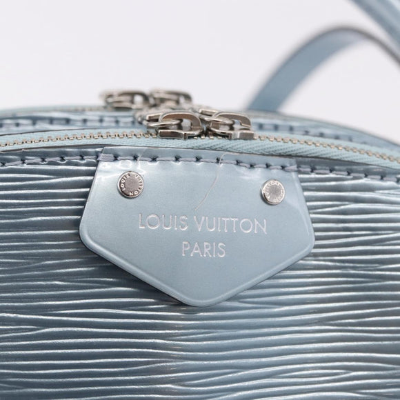 LOUIS VUITTON Epi Electric B Alma Hand Bag Light Blue LV Auth ka5034SAM