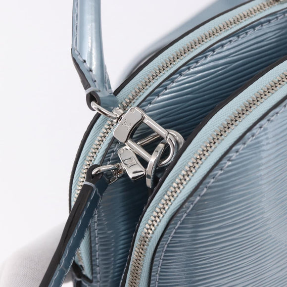 LOUIS VUITTON Epi Electric B Alma Hand Bag Light Blue LV Auth ka5034SAM