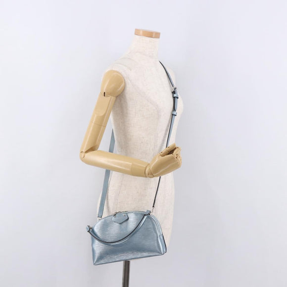 LOUIS VUITTON Epi Electric B Alma Hand Bag Light Blue LV Auth ka5034SAM