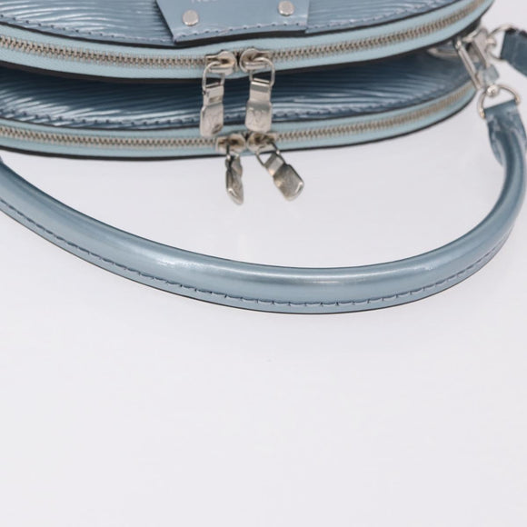 LOUIS VUITTON Epi Electric B Alma Hand Bag Light Blue LV Auth ka5034SAM