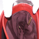 CHANEL Matelasse Chain Shoulder Bag Lamb Skin Red Gold CC Auth ka5036M-22
