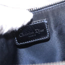 Christian Dior Saddle Pouch Accessory Pouch Denim Blue Silver Auth ka5037V-11