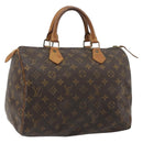 LOUIS VUITTON Monogram Speedy 30 Hand Bag M41526 LV Auth ka5039-1