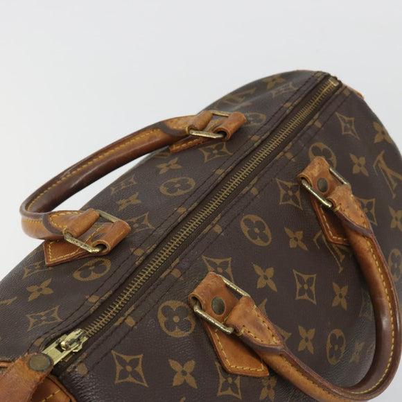 LOUIS VUITTON Monogram Speedy 30 Hand Bag M41526 LV Auth ka5039