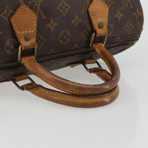 LOUIS VUITTON Monogram Speedy 30 Hand Bag M41526 LV Auth ka5039