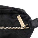 CHANEL New Travel Line Tote Bag Nylon Black gold CC Auth ka504-15