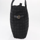 CHANEL New Travel Line Tote Bag Nylon Black gold CC Auth ka504-5