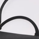 CELINE Trapeze Hand Bag Leather 2way Red Black Auth ka5041A-14