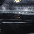 GUCCI Hand Bag Leather Black Gold Auth ka5042-14