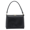GUCCI Hand Bag Leather Black Gold Auth ka5042-3