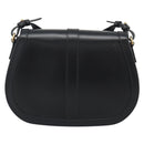 VERSACE Shoulder Bag Leather Black Gold Auth ka5043SAM-2