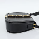 VERSACE Shoulder Bag Leather Black Gold Auth ka5043SAM-4