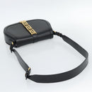VERSACE Shoulder Bag Leather Black Gold Auth ka5043SAM-7