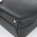 Salvatore Ferragamo Vala Shoulder Bag Leather Black Gold Auth ka5045-15