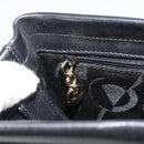 Salvatore Ferragamo Vala Shoulder Bag Leather Black Gold Auth ka5045-19